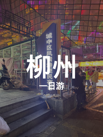 总览:柳州一日游：风情夜市与历史街巷的浪漫邂逅